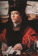 Jan Gossaert Mabuse Portrait of a Merchant Norge oil painting reproduction